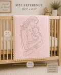Embrace of Love Heirloom Baby Blanket | Handmade Crochet Baby Gift